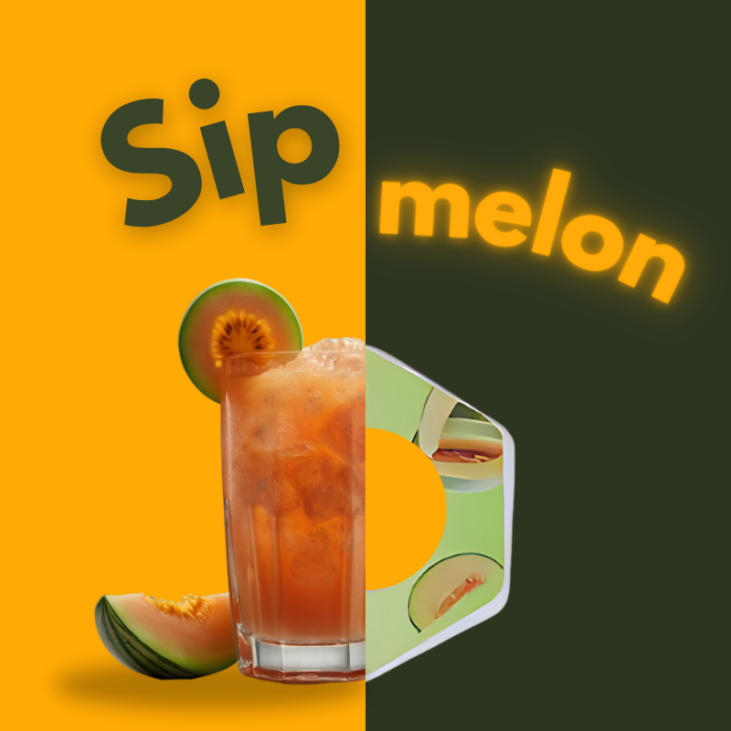 Melionų skonio kapsulė