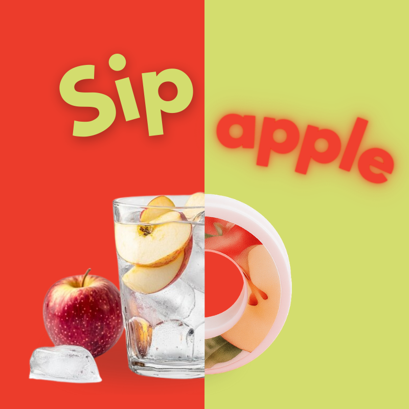 Obuolių skonio kapsulė