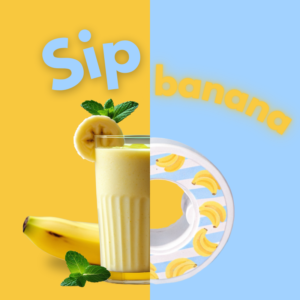 Bananų skonio kapsulė